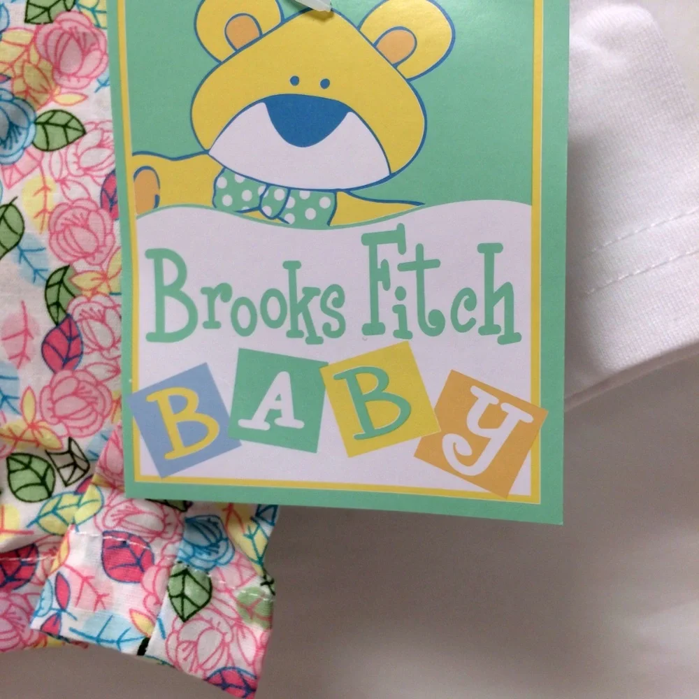 Brooks Fitch Baby Gil  Floral Shirt 6-9M